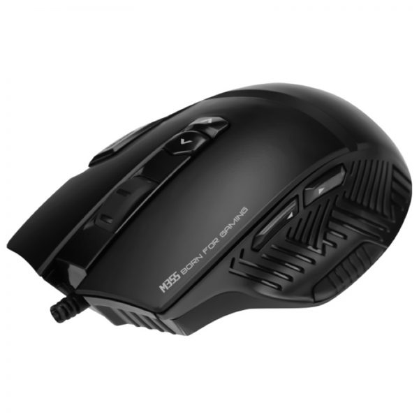 Marvo Scorpion M355 USB 7 Colour LED Black Programmable Gaming Mouse with G1 Small Gaming Mouse Pad - Image 5